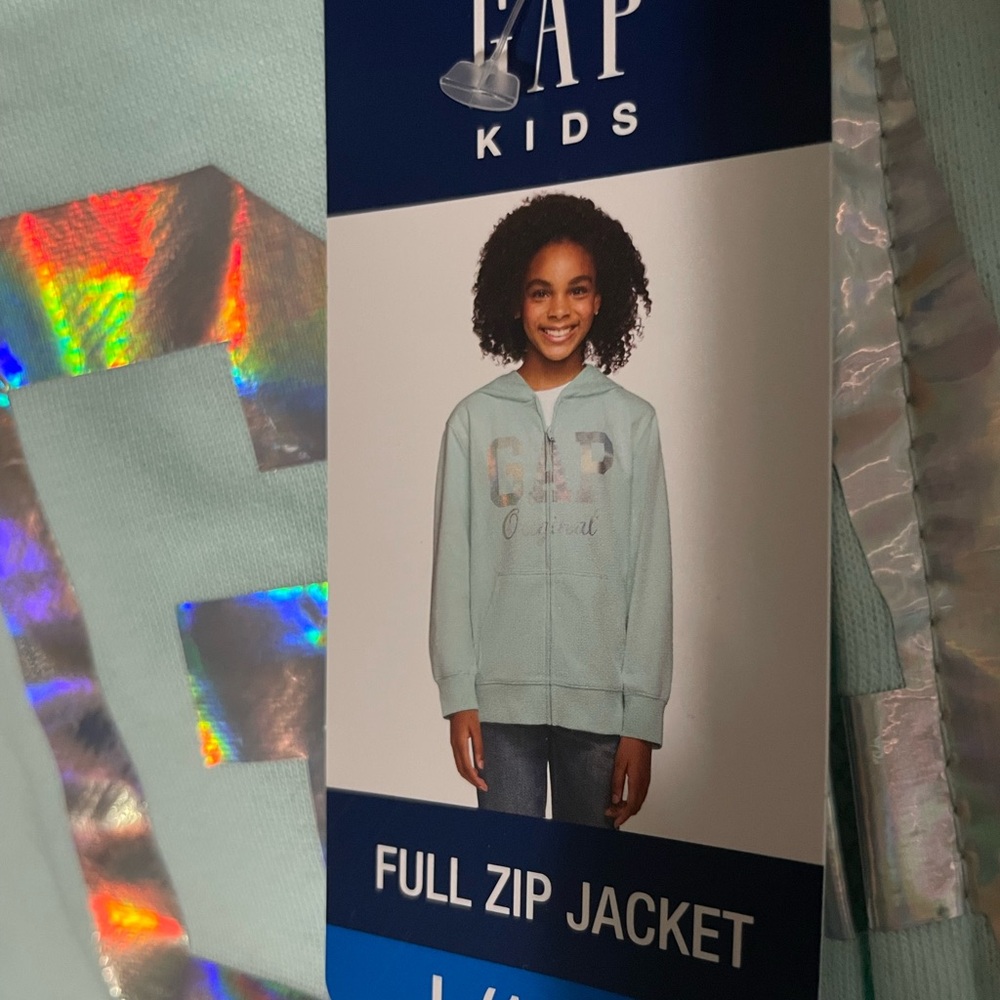GAP Blue Full Zip Jacket Classic Style